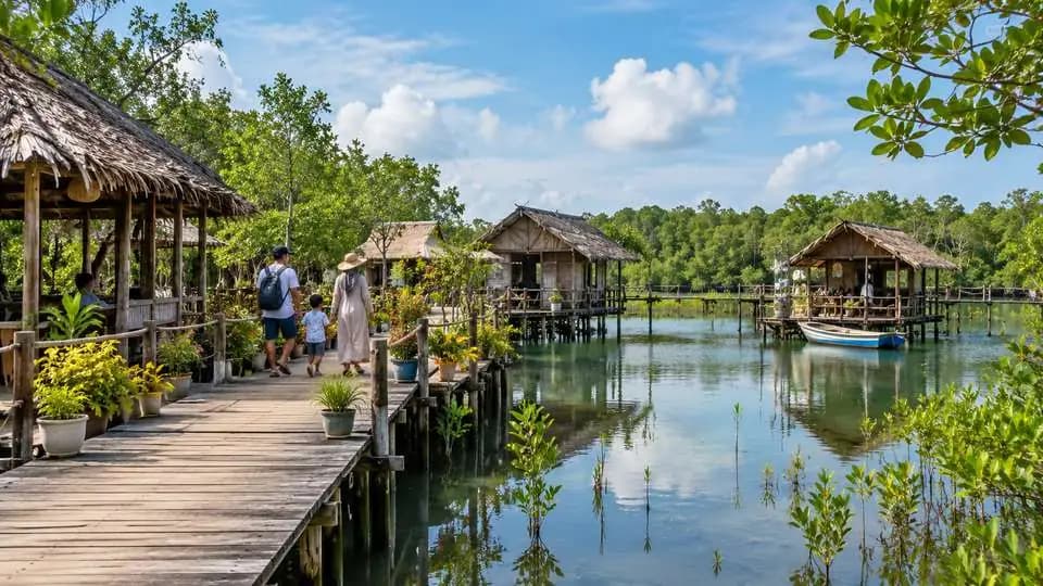 Desa Wisata Ekang on Bintan Island