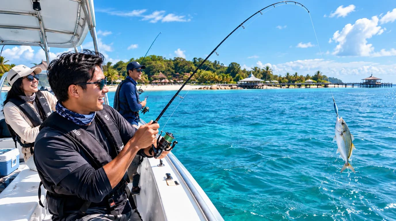 Fishing on Bintan Island