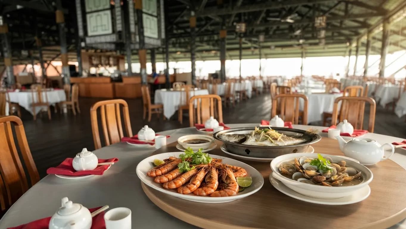 Seafood restaurant on Bintan Island