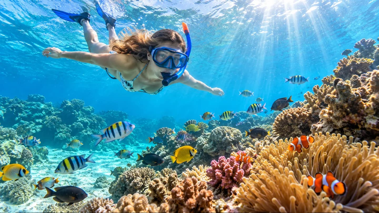 Snorkelling on Bintan Island